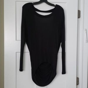 Express S open back black top